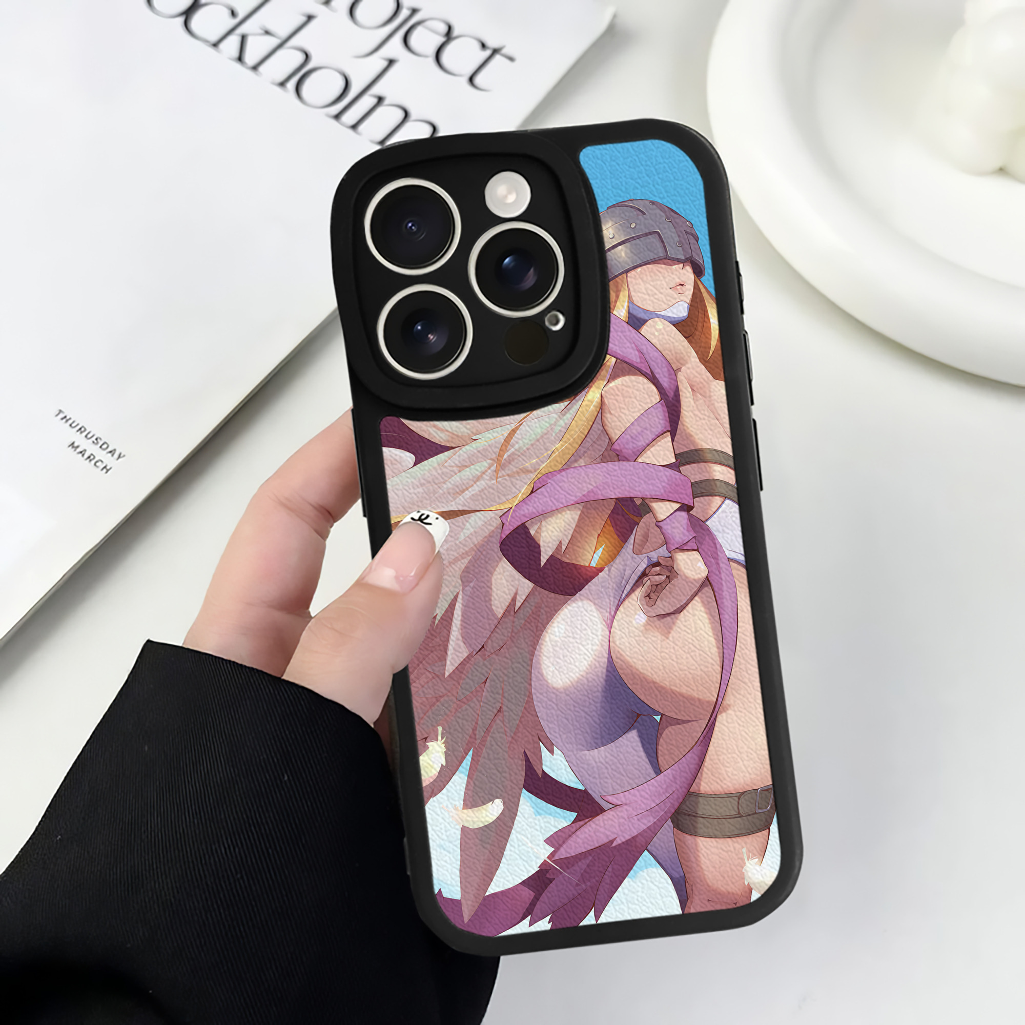 （画像用） Digimon デジタルモンスター/デジモン 【iPhone 16シリーズ対応】シリコンスマホケース（レザー調） 材質：シリコン